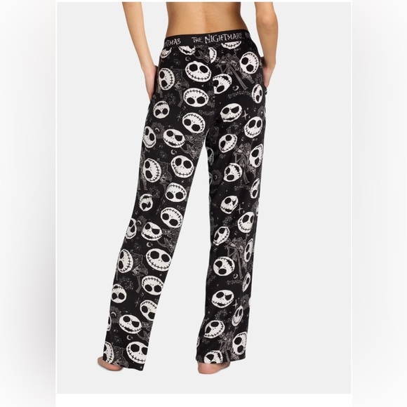 Nightmare Before Christmas Women’s Velour Sleep Pants & House Shoes - Picture 6 of 12